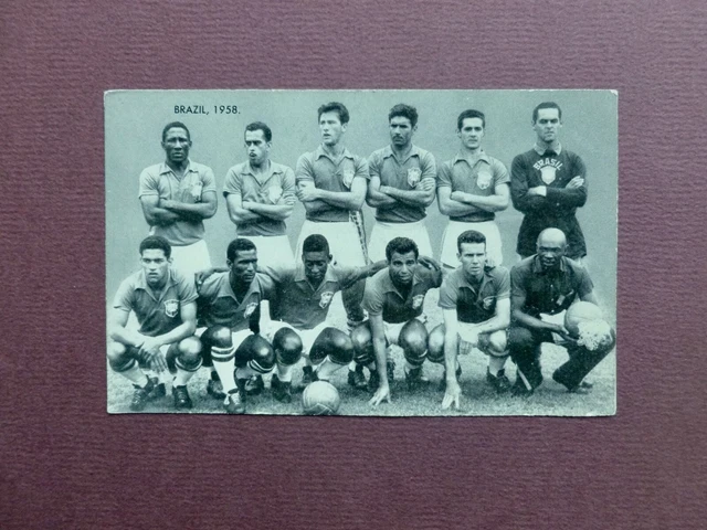 1961 DC Thomson - Berühmte Teams in der Fußballgeschichte - BRASILIEN 1958 enthält PELE