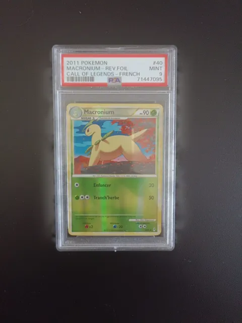 Carte Pokémon UNCO Macronium 40/95 reverse  ADL Appel des Légendes FR PSA 9