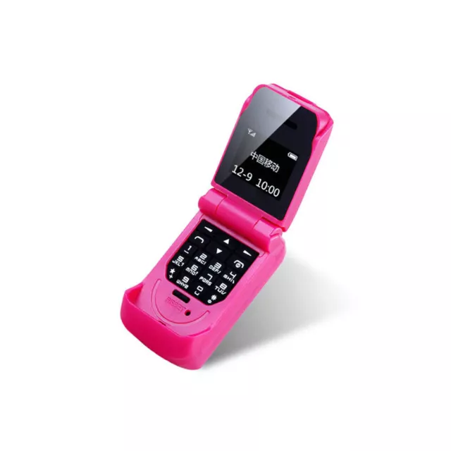 Mini Flip Mobile Phone Smallest Mobile Phone Micro USB Interface 13 Languages