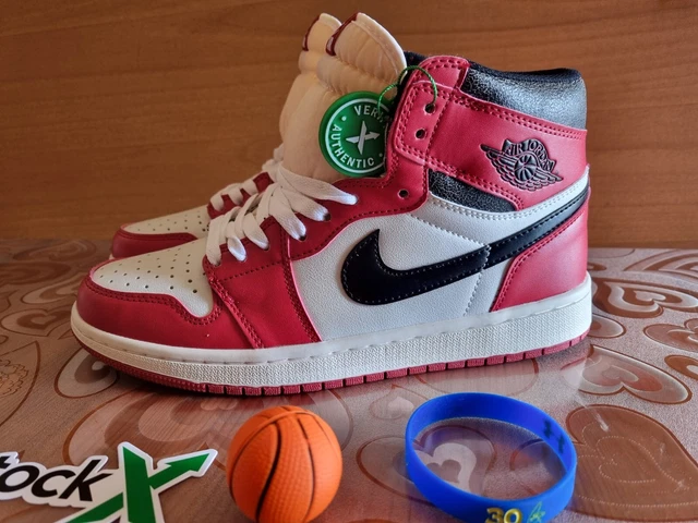 Nike Air Jordan 1 Mid - Chicago Lost And Found - Eur 44 Uk 9 Us 10 28 Cm - Nuove