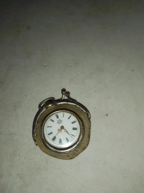 Montre Gousset Femme Ancienne Dialma - Mouvement Mécanique Manuel - Testée Et Fonctionnelle