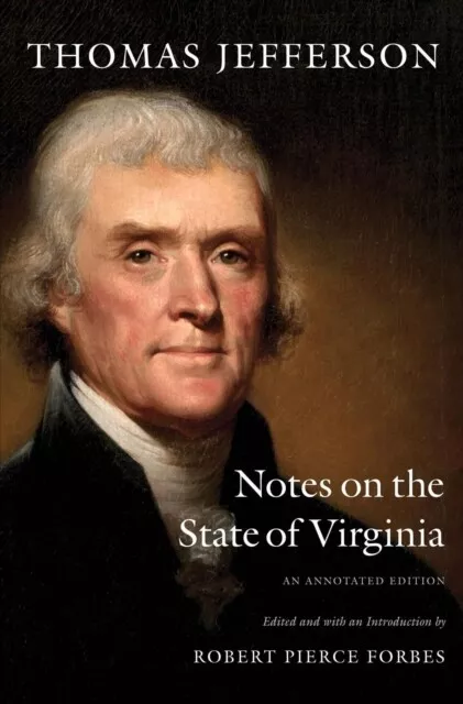 Notes on the State of Virginia by Thomas Jefferson 9780300226874 NEW Book