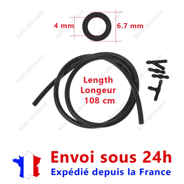 KIT TUYAU POUR BUSE GICLEUR de LAVE GLACE CITROEN C3 C4 C5 XSARA PICASSO XANTIA