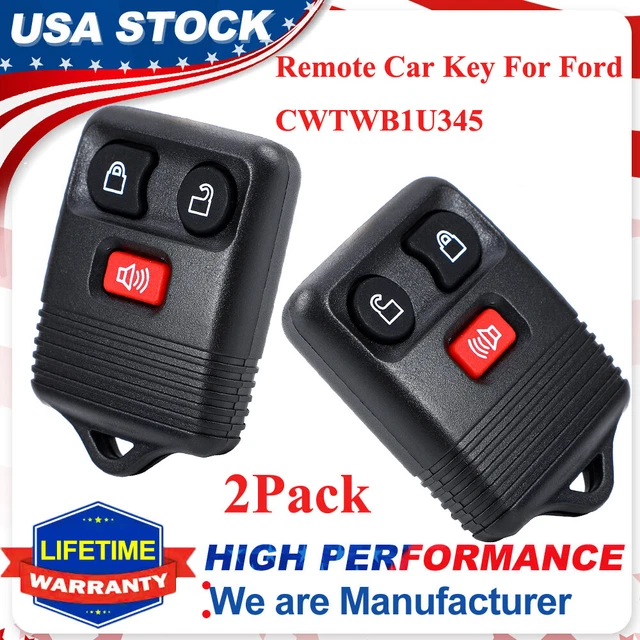 2 For 2006-2013 Ford F150 F250 F350 05-2011 Remote Key Fob CWTWB1U212 CWTWB1U345