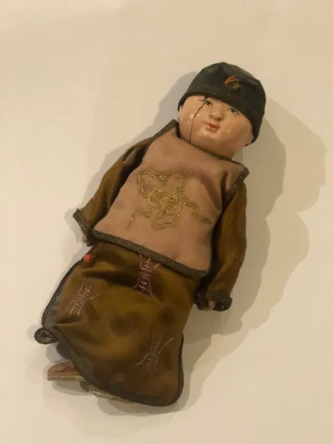 市松 Ichimatsu Doll Boy Asian Antique Doll Japanese Japan