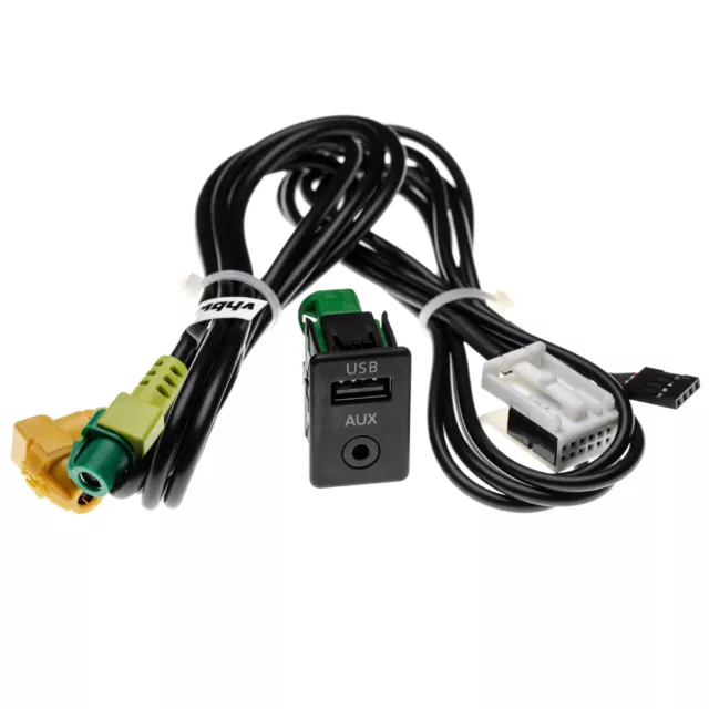 1x Adattatore audio USB/AUX per VW RCD510, RCD300, RCD310