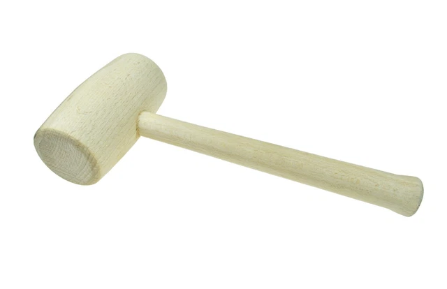 Maillet en Bois Charpentier Maillet de Menuisier Frapper Bois Marteau Rond CH-M
