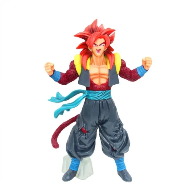 Figurine Gogeta Figure Dragonball Z Statue de Collection Goku Vegeta Super Sayan