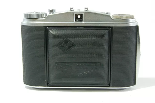 6x6 folding camera Agfa Isolette II with Agnar 85mm F4.5 Ref. 182026