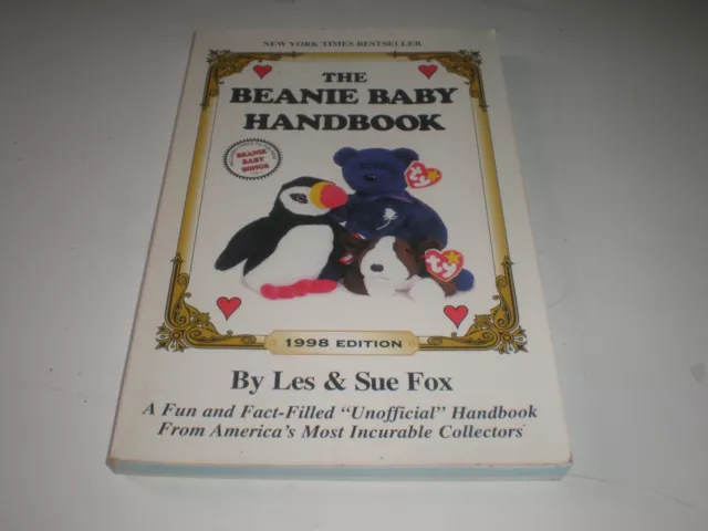 The Beanie Baby Handbook 1998 Edition Les & Sue Fox Excellent Condition
