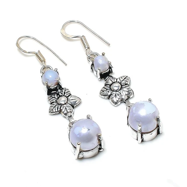 Aurora Tears Orecchini A Ragno Con Topazio Mistico Arcobaleno – Argento 925, 1.1 Cm, Regalo Per Donna