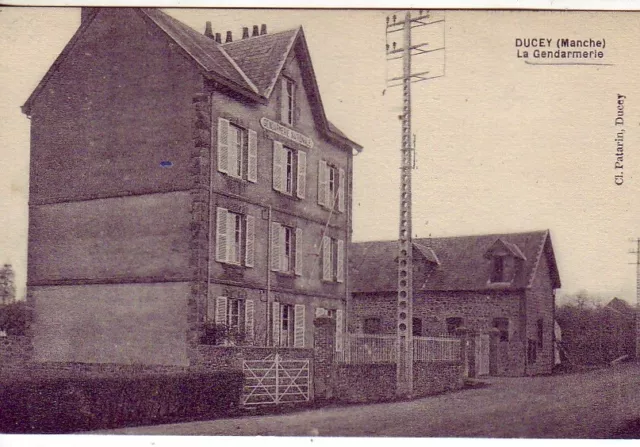 CPA 50 Environs Avranches Pontorson Mont St Michel DUCEY La Gendarmerie