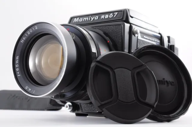 **NEAR MINT+2** Mamiya RB67 Pro + Sekor 65mm f/4.5 + 120 220 Motorized Film Back