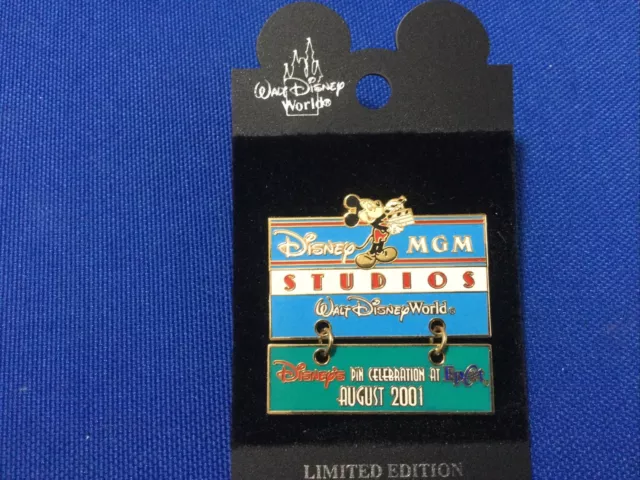 Disney Pin WDW - EPCOT Pin Celebration Countdown MGM Studios Dangle LE