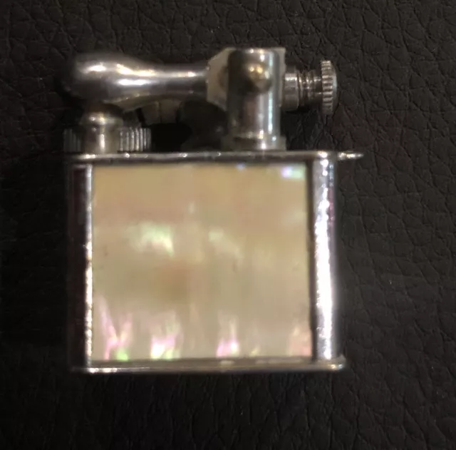 VINTAGE MINI LIFT Arm Lighter-abelone Mother Of Pearl-Japan Untested ...