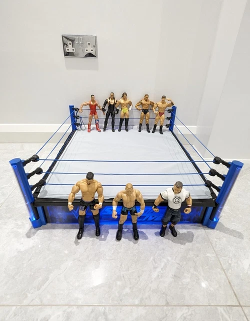 WWE ELITE SCALE Smackdown Live Wrestling Ring Lights Up 8