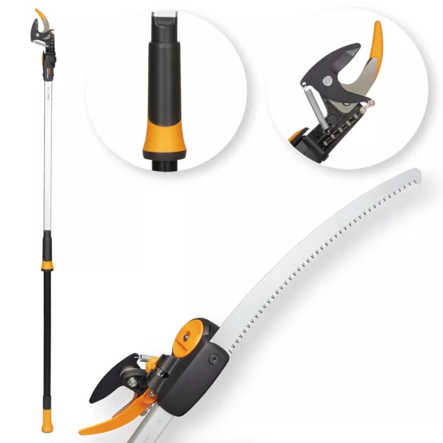 Fiskars PowerGear Teleskop-Schneidgiraffe UPX86 inkl. Adapter Baumsäge NEU