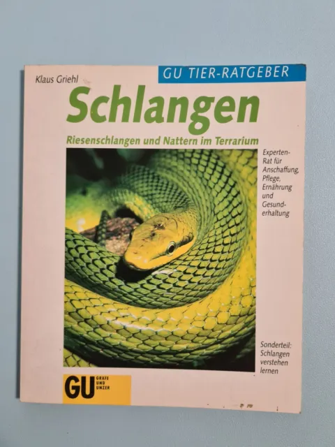 Schlangen, GU Tier-Ratgeber, Riesenschlangen und Nattern im Terrarium