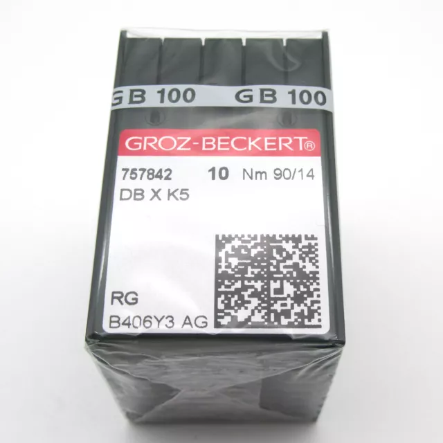 Aguja de bordado industrial 100Groz Beckert DBXK5 APTA PARA Tajima Barudan