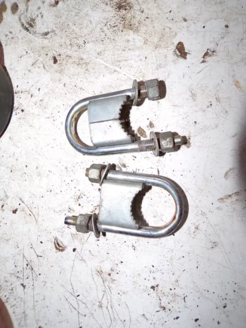 pontets courts chromés avec butoir fourche 88 motobecane mobylette 4323
