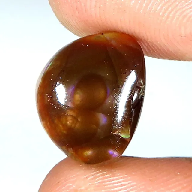 Mexican Fire Agate Fancy Shape Cabochon Loose Gemstone (10x12x03 mm) 5.10 Cts.