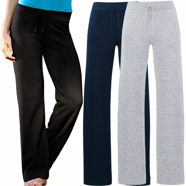 Pantaloni FELPATI da Donna FRUIT OF THE LOOM Pants FONDO DRITTO Tuta Woman