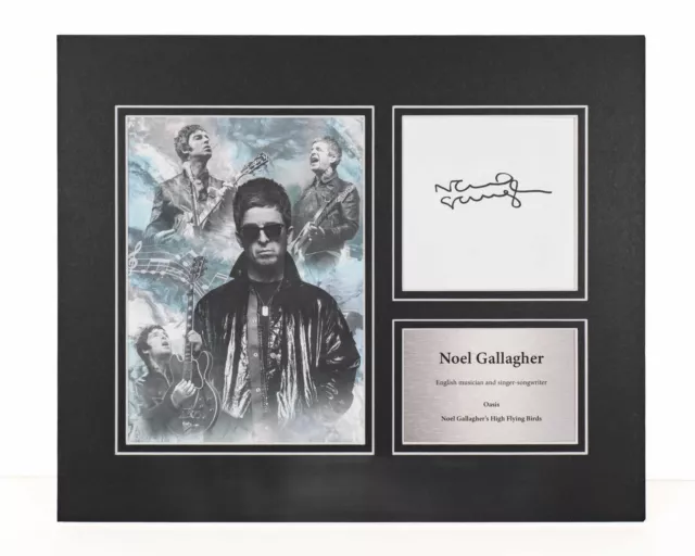 Noel Gallagher 10x8 Inch Signed Preprint Display