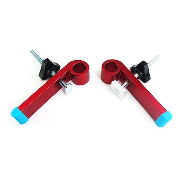 2 Set T Screw And M8 Plastic Handle,Metal Quick Acting Hold Down Clamp