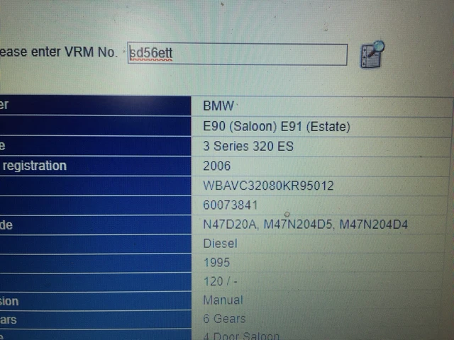 BMW E90 320d COMPLETE 79k ENGINE M47 N47 CAN HEAR RUN WITH HISTORY 3