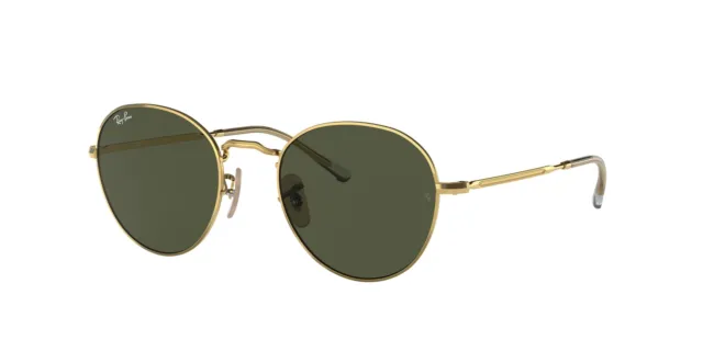 Ray-Ban David Sunglasses, Arista Gold Frame, G-15 Green Lens, 51mm