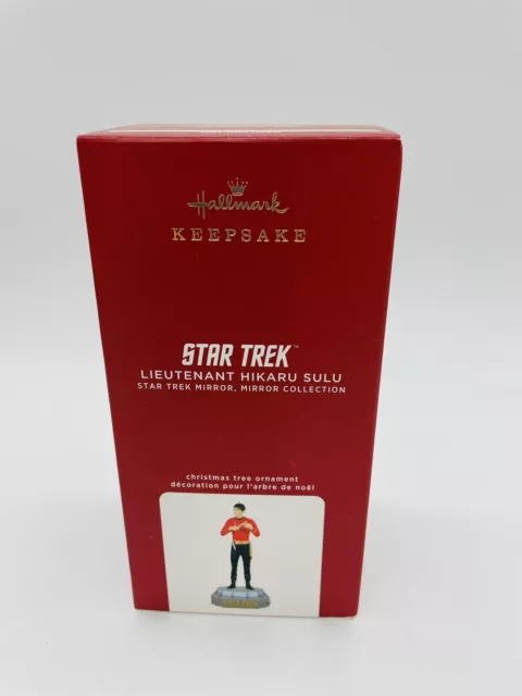 New Hallmark Keepsake Ornament Star Trek Mirror Storytellers Hikaru Sulu NIB