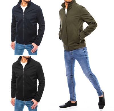 Sweatjacke di transizione giacca trapuntata collo alla coreana ZIP Basic Uomo Bolf Tinta 