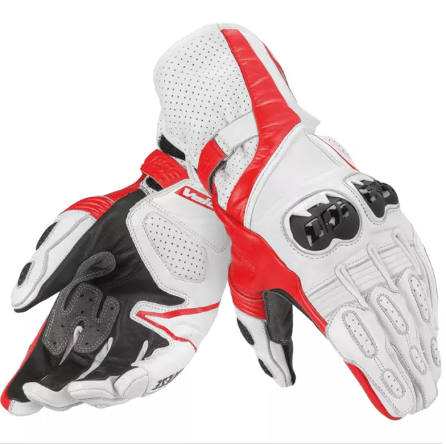 Guante MOTO DAINESE VELOCE BLANCO ROJO