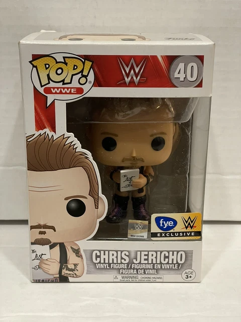 Chris Jericho Funko POP! WWE #40 FYE Exclusive w/ Soft Protector Vaulted