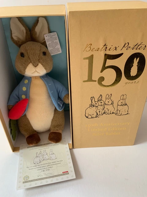 PETER RABBIT, 150TH Anniversary Limited Edition 114/500 Beatrix Potter ...