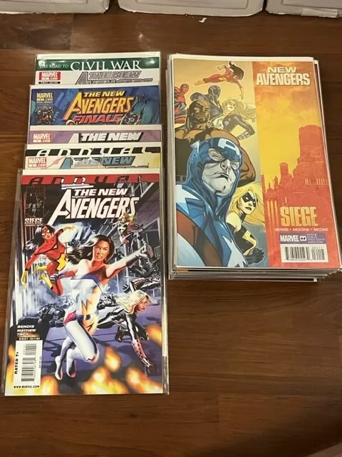 New Avengers Vol 1 Near Full Run 26-64 3x Ann 2 1-Shots Missing #40 VF/NM Marvel