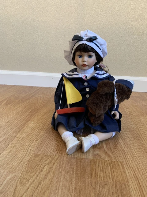 heritage signature collection porcelain doll “Sailor Doll-Alli”