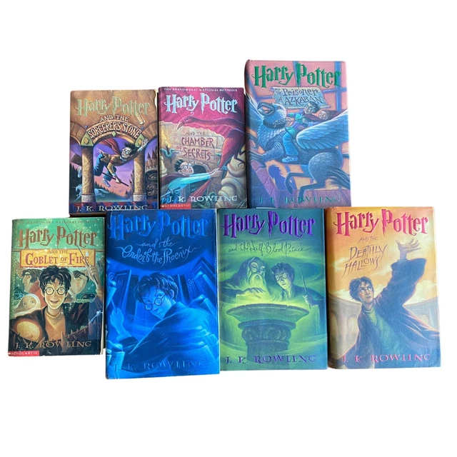 Harry Potter Hardcover/Paperback Set Books 1-7 1st Amer Ed/1st Scholastic Ed