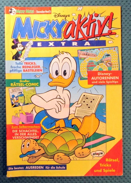 Micky Maus Sonderheft Aktiv Extra Beilage zu Micky Maus Heft 36 von 1994