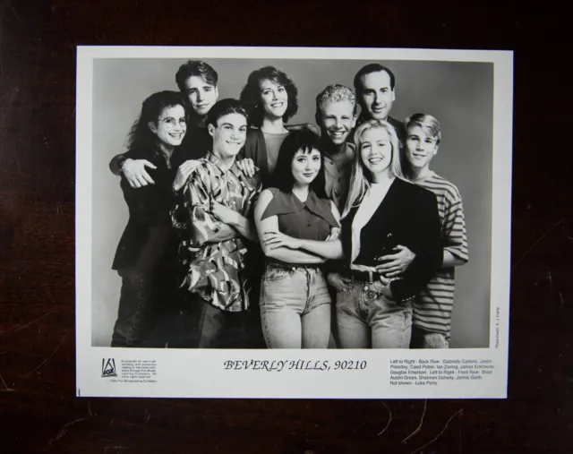 "Beverly Hills, 90210" (1990) press kit photo - Jason Priestley, Shannen Doherty
