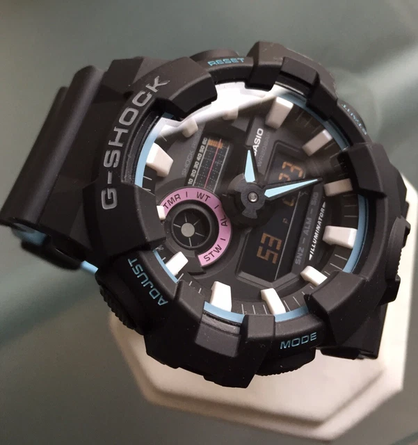 G shock sale black and blue
