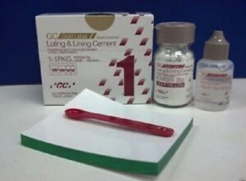 DENTAL GC Fuji 1 Big Pack luting & lining cement 35 gm PL gold label pack
