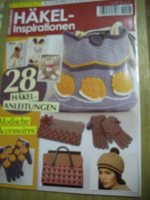 Zeitschrift "Häkel-Inspirationen" - Nr. 6 -Häkelanleitungen -Accessoires - gebr.