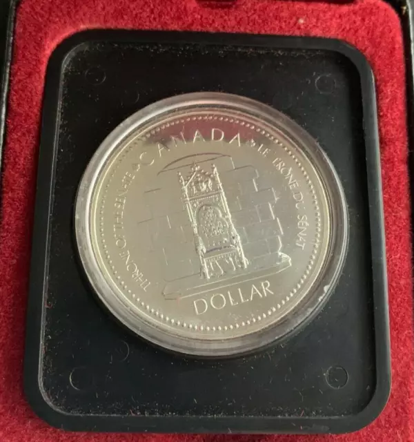 1977 Canada Elizabeth II Silver Jubilee $1 Dollar Silver Coin