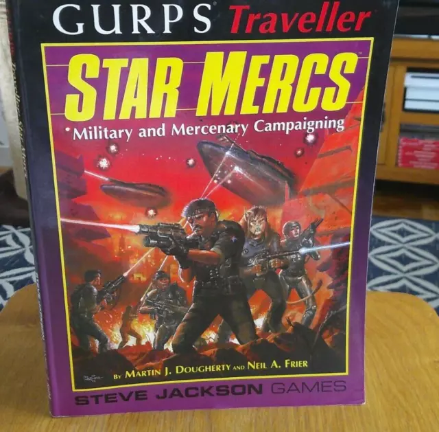 GURPS Traveller - Star Mercs - Steve Jackson Games - book