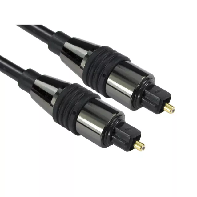 5m LONG TOSlink Optical Digital Cable Audio Lead PREMIUM 5mm Thick & 24K GOLD