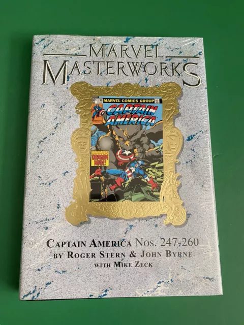 Marvel Masterworks Captain America*327*Variant Gold Foil*HC First Print*Sealed*