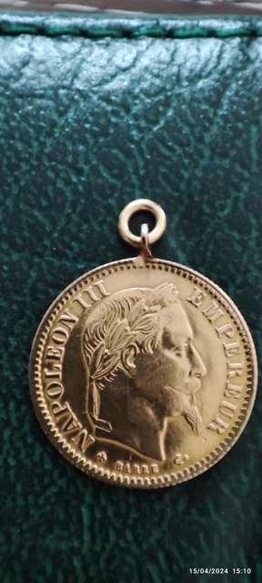 PIÈCE 10 CENTIMES - 1865 - Napoléon III - Barre - BB - Cuivre EUR 10,00