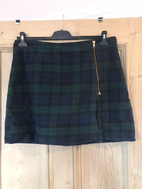 LADIES BLACK WATCH Blue green Tartan Kilt Size 16 George Asda VGC 4.00 PicClick UK