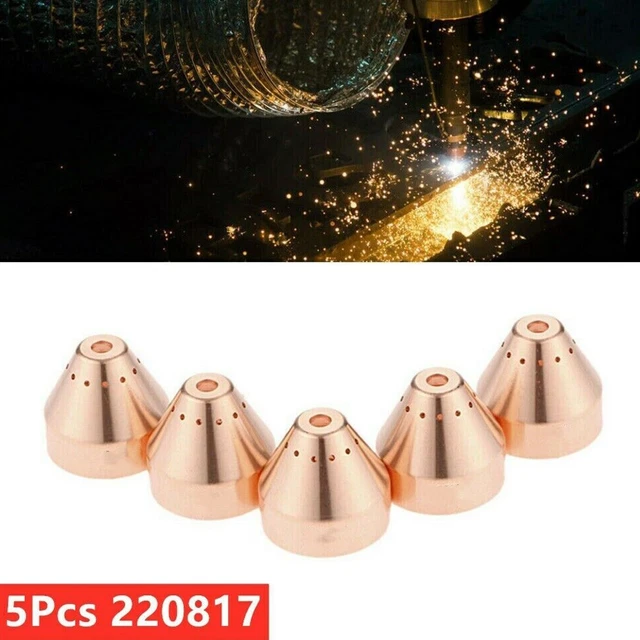 1 set di 5 pezzi materiale di consumo cutter 45A-85A schermatura ugello sostituzione